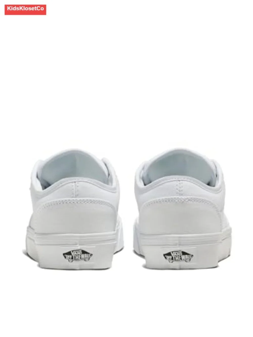 Kids Canvas Low Top Lace Up Sneakers with Padded Collar and Waffle Outsole